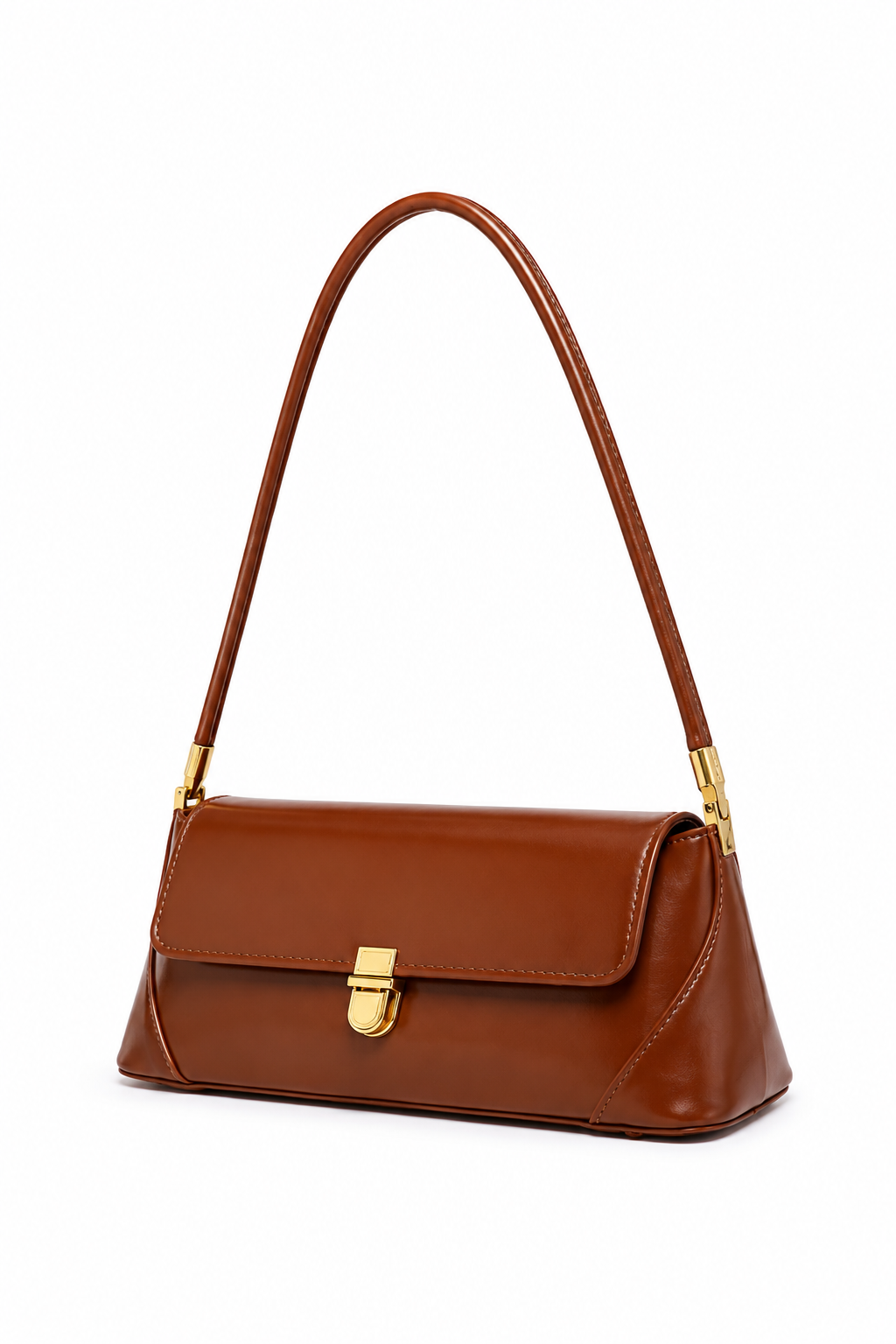 Capodiva Amelia Leather Flap Shoulder Bag